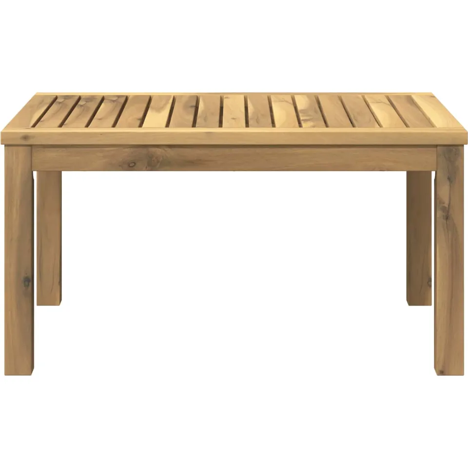 vidaXL Salontafel LAREN Witgewassen 49 x 68,5 x 36 cm Bruin