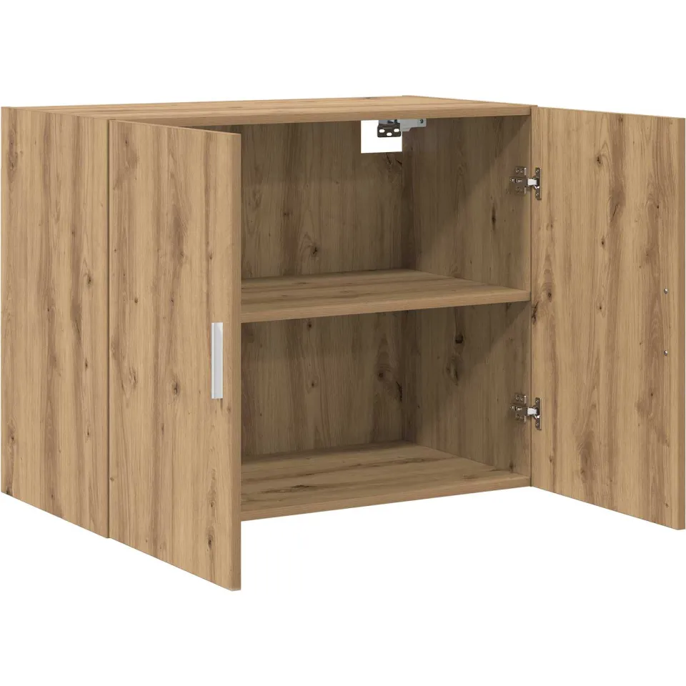 vidaXL Wandkast Artisanaal eiken 80 x 42,5 x 64 cm Bewerkt hout, foto 4