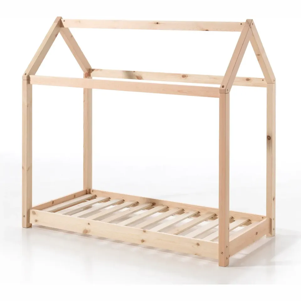kleuterbed Dreamhouse-N naturel Bruin