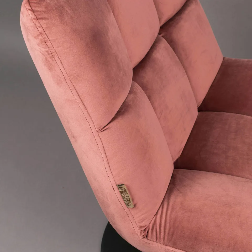Dutchbone fauteuil Bar Lounge oudroze, foto 7