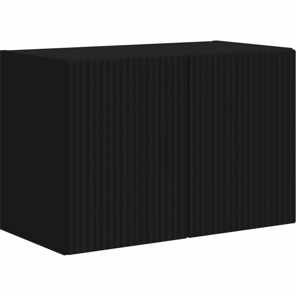 vidaXL TV-wandkast 59,5 x 31 x 40 cm Zwart Bewerkt hout, foto 3