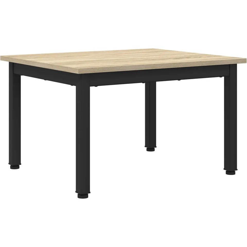 vidaXL Salontafel Sonoma Eiken 60 x 50 x 36 cm Bewerkt hout Grijs
