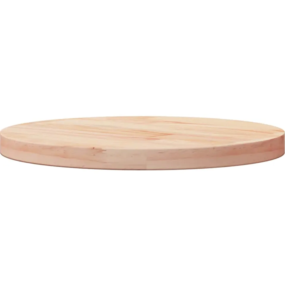 vidaXL Tafelblad rond Ø40x3 cm massief grenenhout bruin