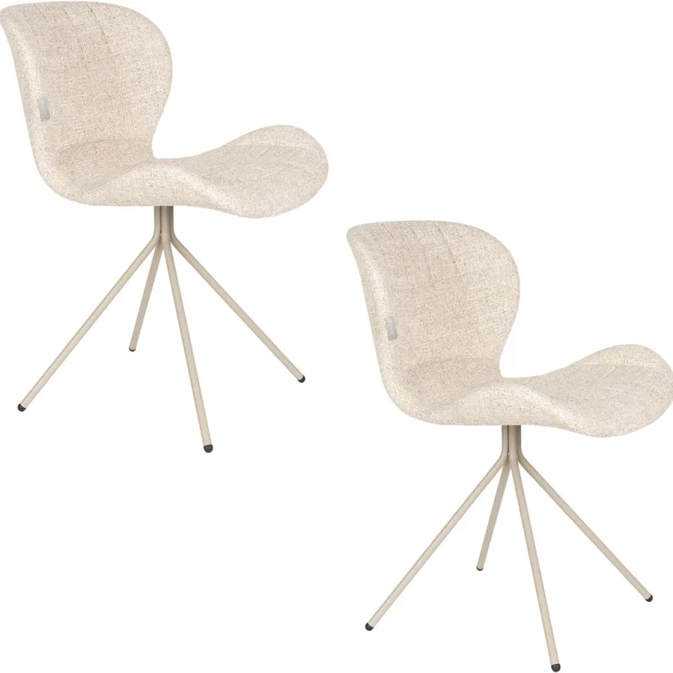 Zuiver OMG eetkamerstoel beige, foto 3