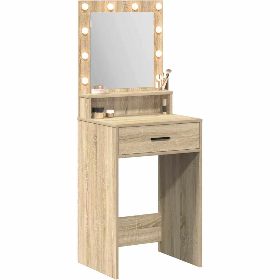 vidaXL Plafondtafel Sonoma Eiken 50 x 41 x 135 cm Bewerkt hout Bruin