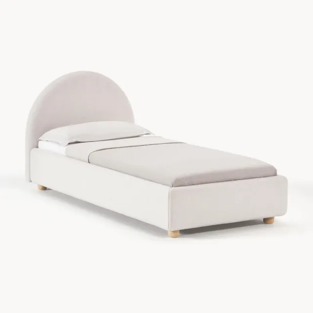 Westwing Collection Eenpersoonsbed Ebba wit