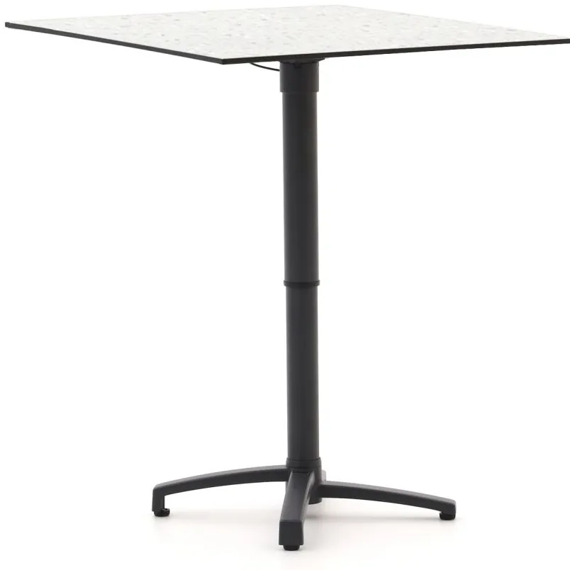 Bellagio tuinmeubelen Bellagio Canzo klaptafel 70x70x73/109cm verstelbaar grijs, foto 3
