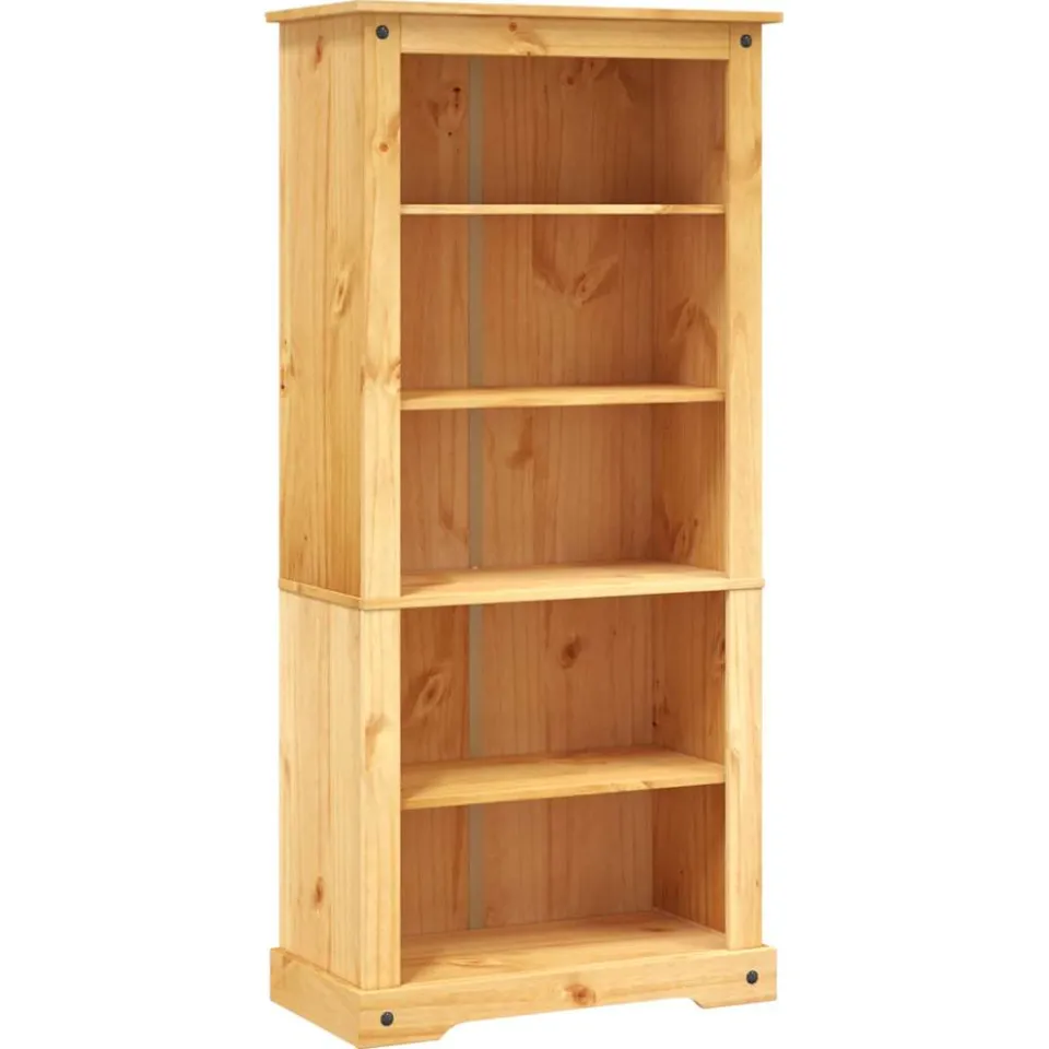 vidaXL Boekenkast met 5 planken Corona-stijl 80x40x170 cm grenenhout Bruin