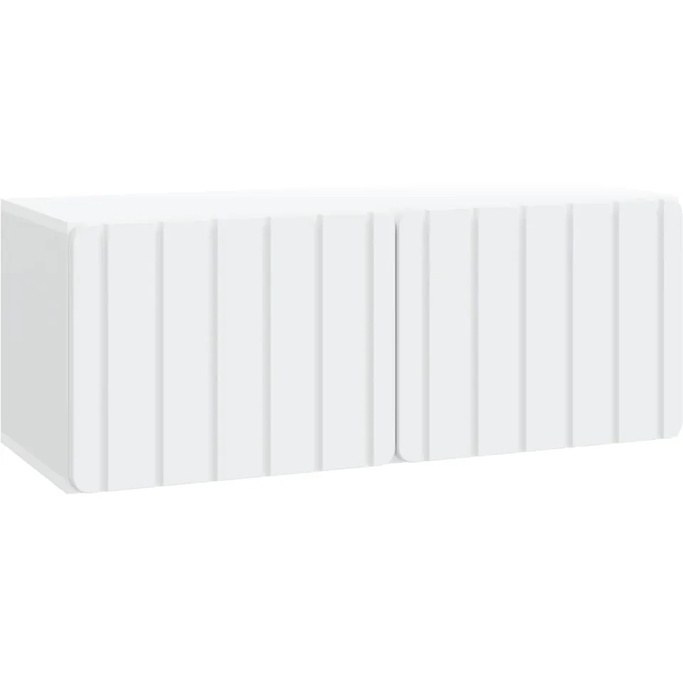 vidaXL Wandbeugel TV-kast 78,5 x 31 x 30 cm Wit Bewerkt hout, foto 3