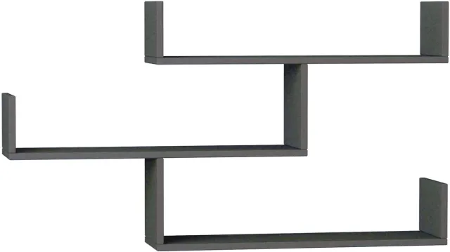 Hocus Picus Zwevende Wandplank 3 Planken - Donker Eiken - 120 cm