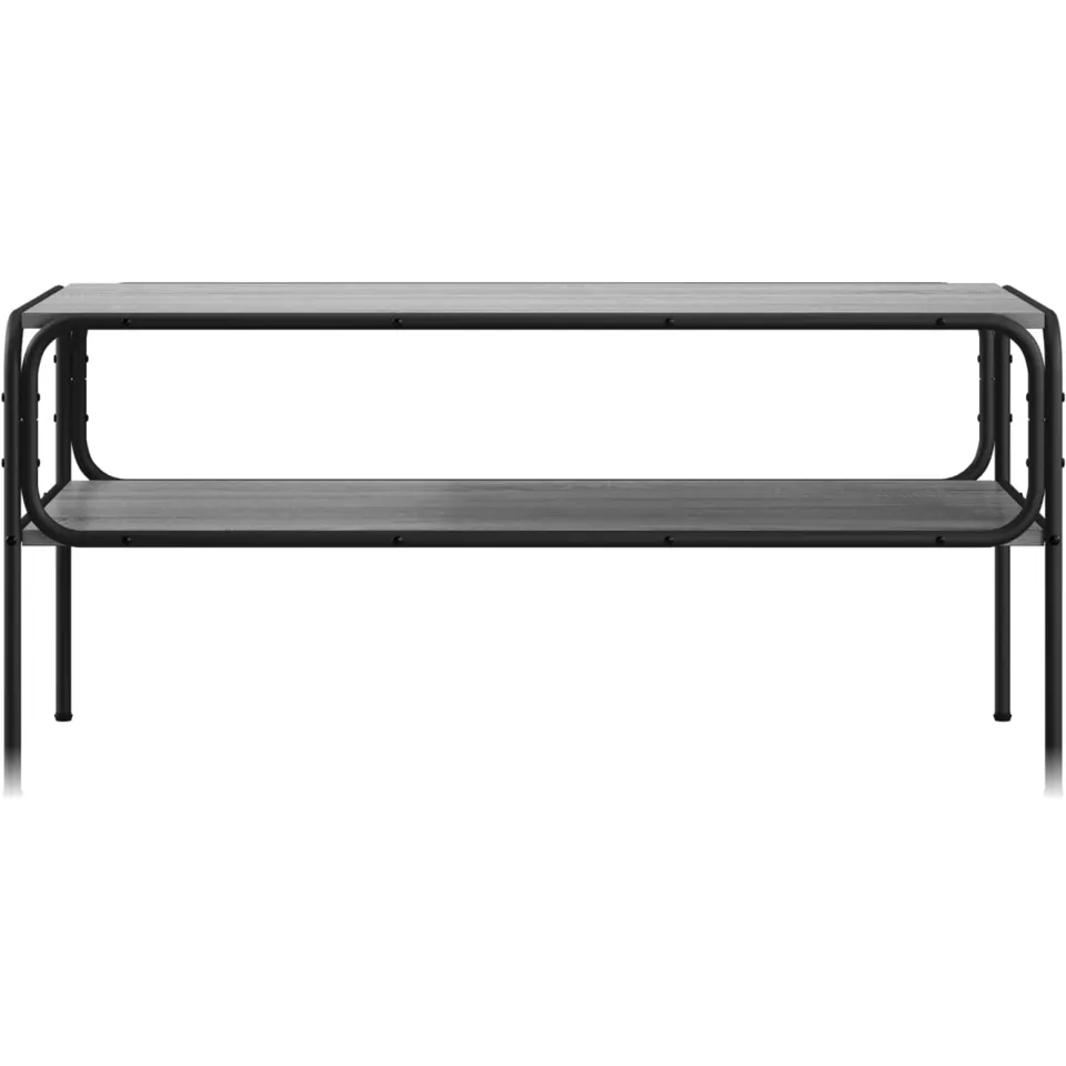 vidaXL Bijzettafel Grijs Sonoma 100 x 50 x 46 cm Bewerkt hout