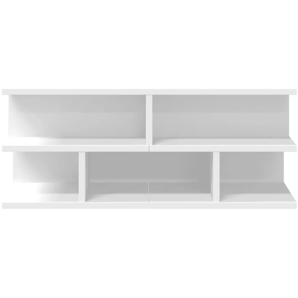 vidaXL Salontafel 70x70x29 cm bewerkt hout wit
