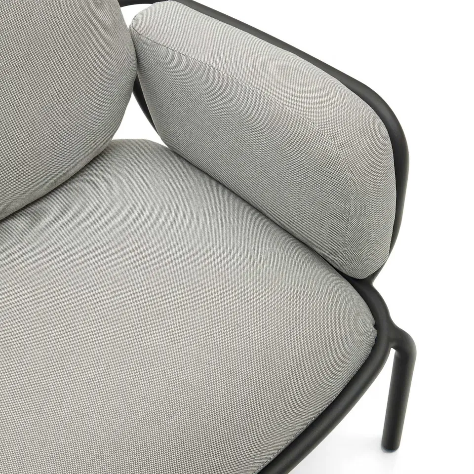Kave Home Joncols outdoor fauteuil grijs, foto 6