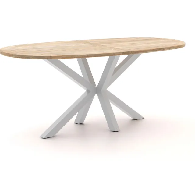 ROUGH Furniture ROUGH-Y Ellips bartafel 240x120cm Bruin