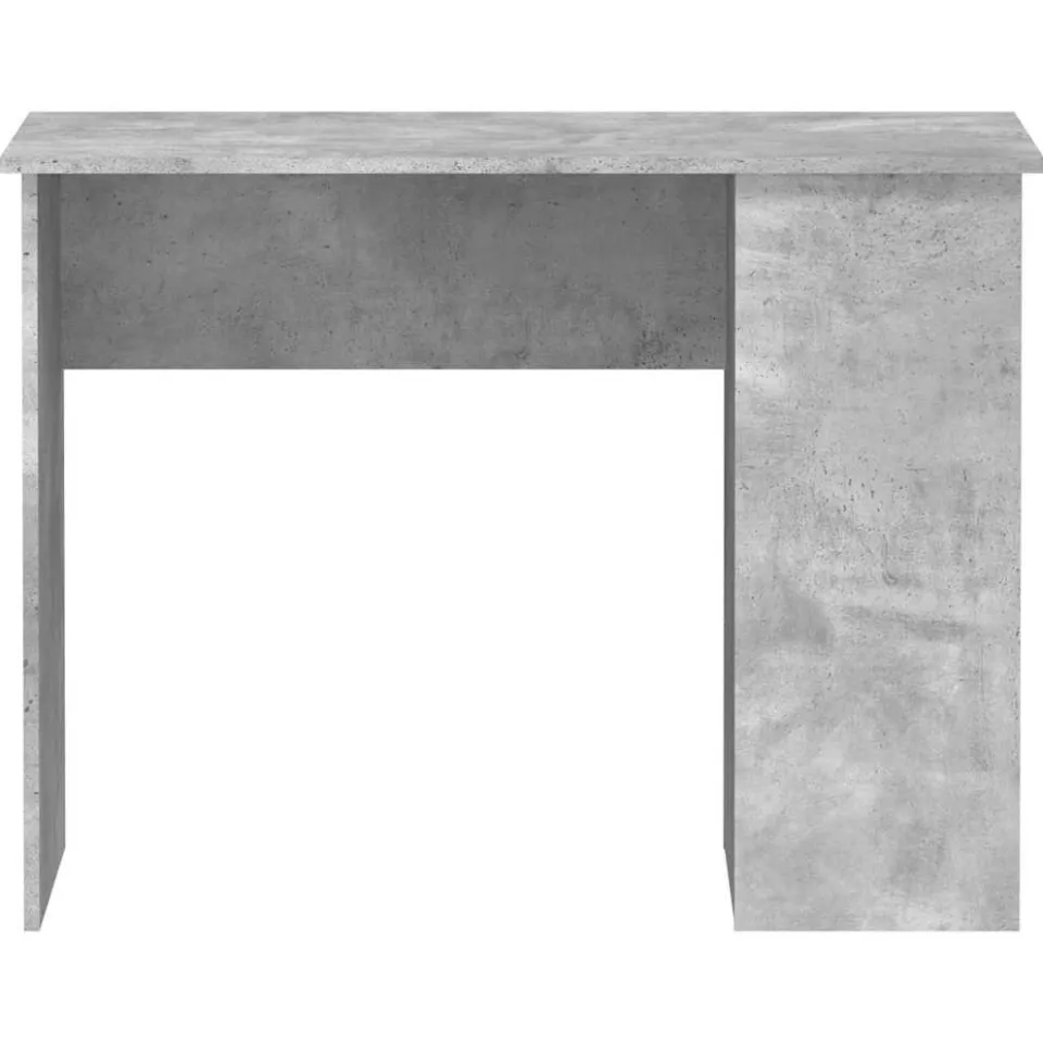 vidaXL Bureau 100x55x75 cm bewerkt hout betongrijs