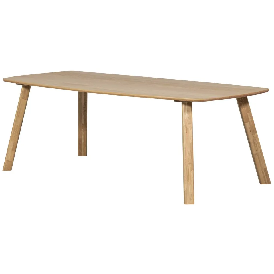 WOOOD Tablo Eettafel Deens Ovaal 220x100 - Eiken - Bruin, foto 3