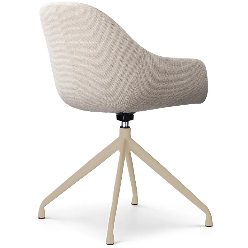 Nolon Nola-Mae draaibare eetkamerstoel beige - beige onderstel, foto 4