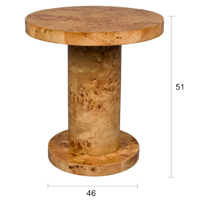 Dutchbone Quinn bijzettafel naturel natural