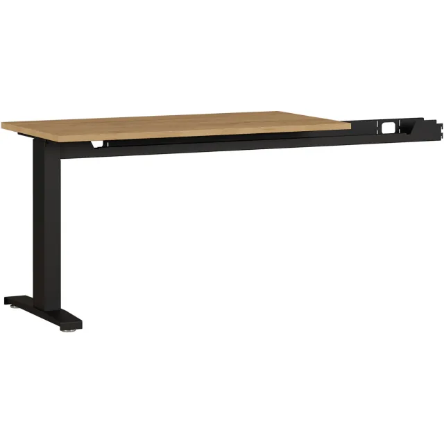 Aanbouwtafel Ergonoma Eiken Bruin