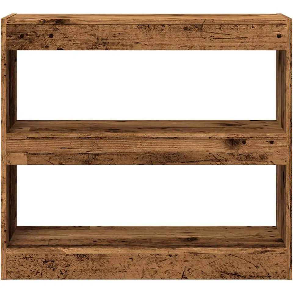 vidaXL Boekenkast/kamerscherm 80x30x72 cm oud houtkleurig bruin, foto 4