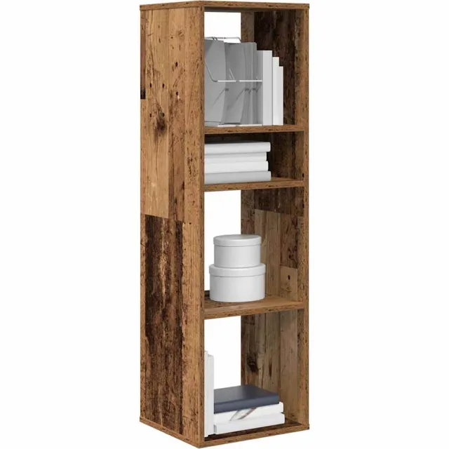 vidaXL Boekenkast 34x31x112 cm bewerkt hout oud houtkleurig Bruin