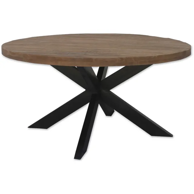 Livingfurn Eettafel Brix Sturdy Rond 150 cm Naturel