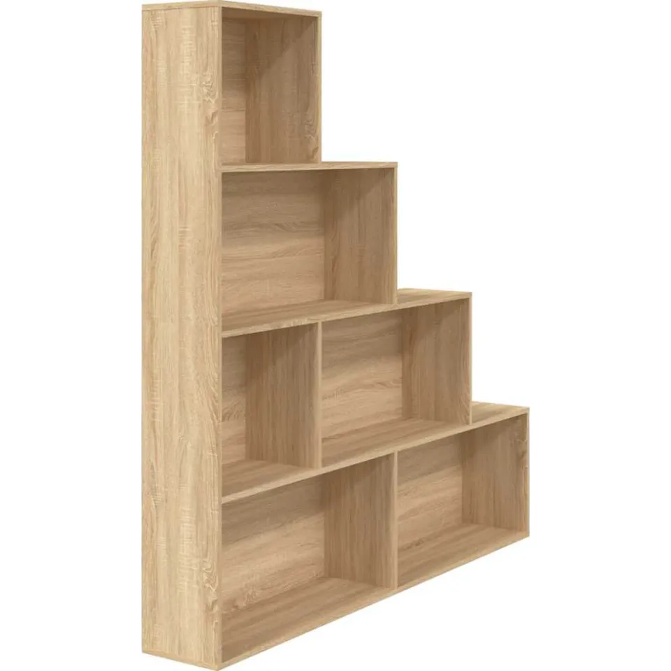vidaXL Boekenkast/kamerscherm 155x24x160 cm bewerkt hout sonoma eiken Bruin