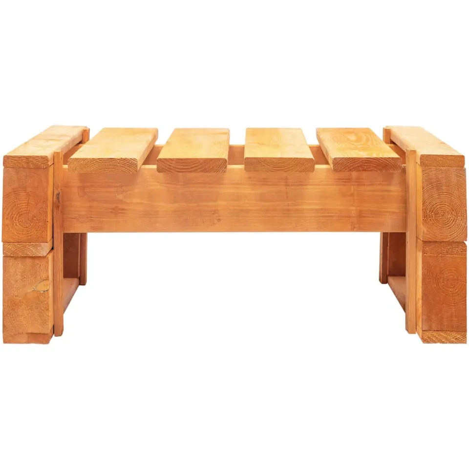 vidaXL Tuinhocker pallet hout honingbruin