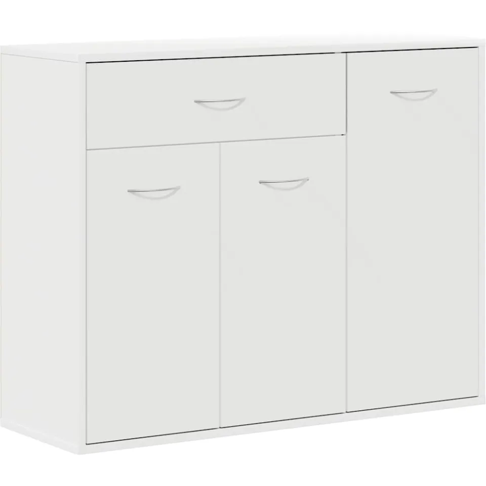 vidaXL Dressoir 88x30x70 cm bewerkt hout wit