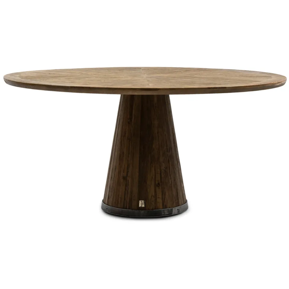 Riviera Maison Rivièra Maison Ronde Eettafel 'Siroko Beach' Gerecycled Eikenhout, 160cm