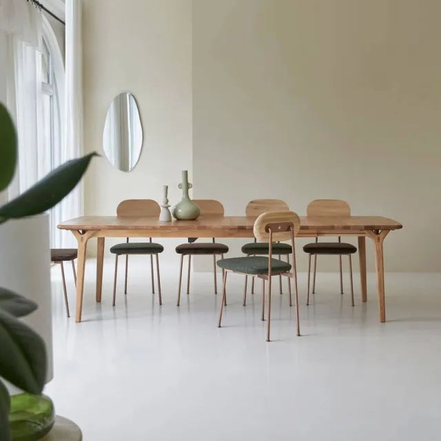Tikamoon Clara uitschuifbare tuintafel naturel, foto 2
