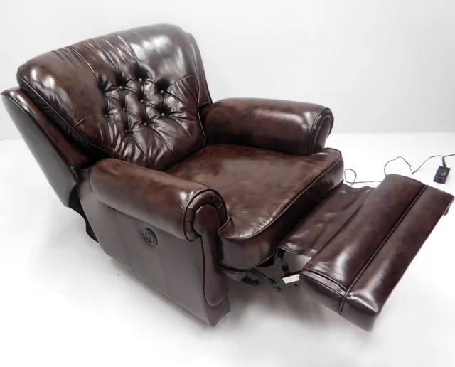 Chesterfieldsite Chesterfield Relaxfauteuil "STING" - Elektrisch verstelbaar - Leder Brown Bruin