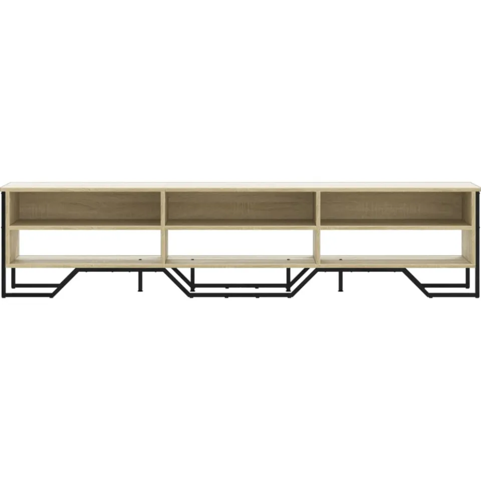 vidaXL Tv-meubel 180x34x41 cm bewerkt hout sonoma eikenkleurig, foto 4