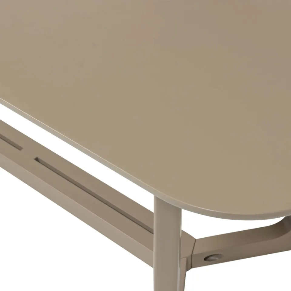 WOOOD Ferion Eettafel - Mango Hout - Mud - 76x180x90, foto 2