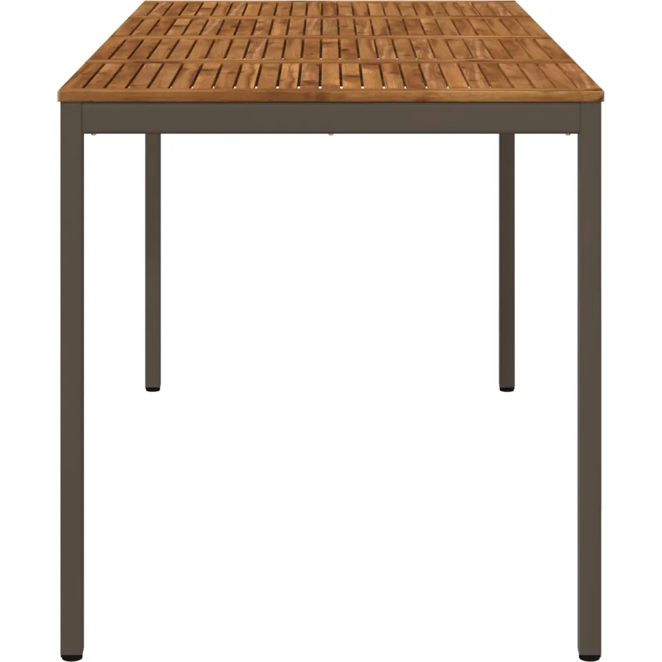 vidaXL Tuinbar Tafel NAARDEN Natuurlijk en Koffie 196 x 100,5 x 105 cm bruin, foto 4
