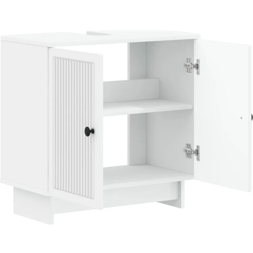 vidaXL Badkamer wastafelkast UTRECHT Wit 59,5 x 31,5 x 59 cm