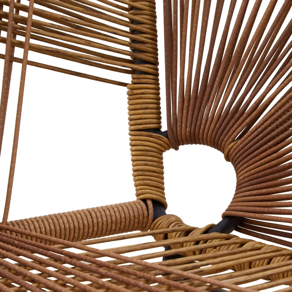 NOUS Garden tuinbank Miami naturel/zwart, foto 7