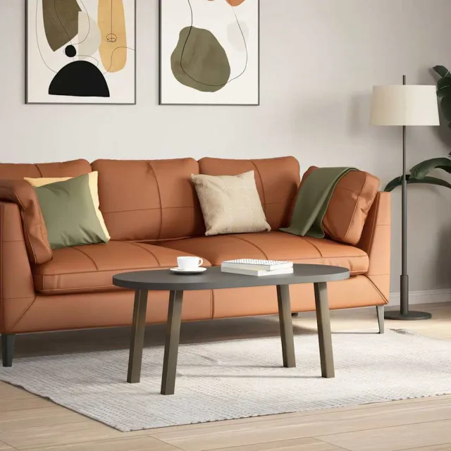 vidaXL Salontafelpoten conische vorm 4 st 30-31 cm staal antraciet