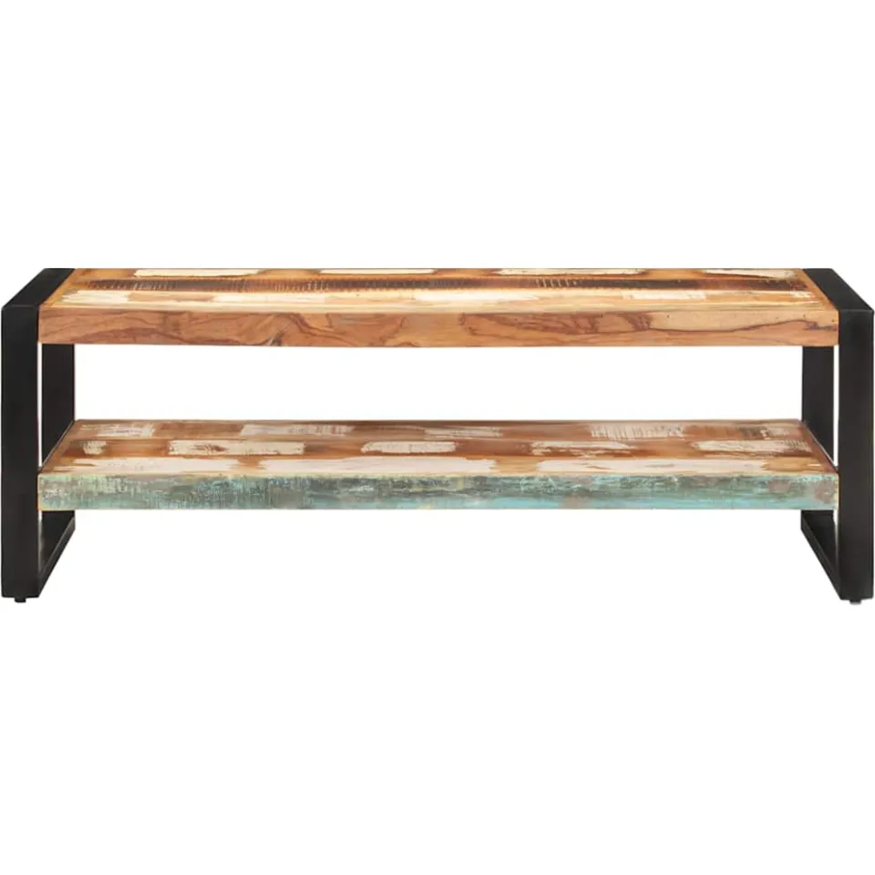 vidaXL Salontafel 120x60x40 cm massief gerecycled hout Bruin