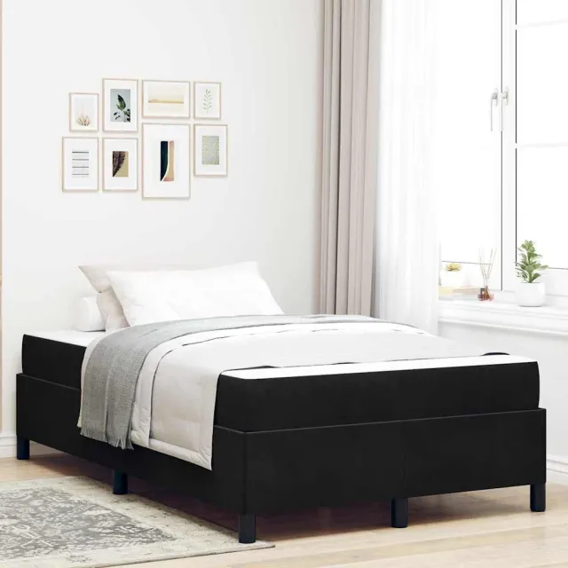 vidaXL Bedframe Zwart 120 x 200 cm Stof