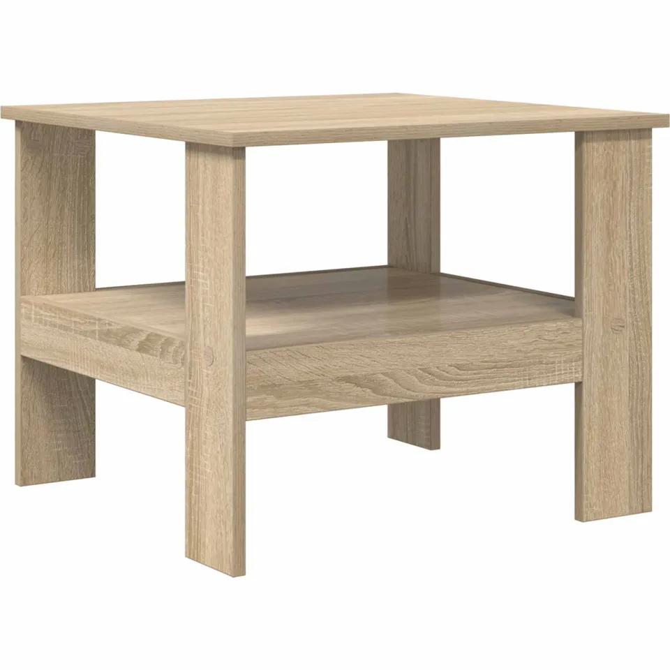 vidaXL Salontafel Sonoma Eiken 57 x 55 x 45 cm Bewerkt hout, foto 3
