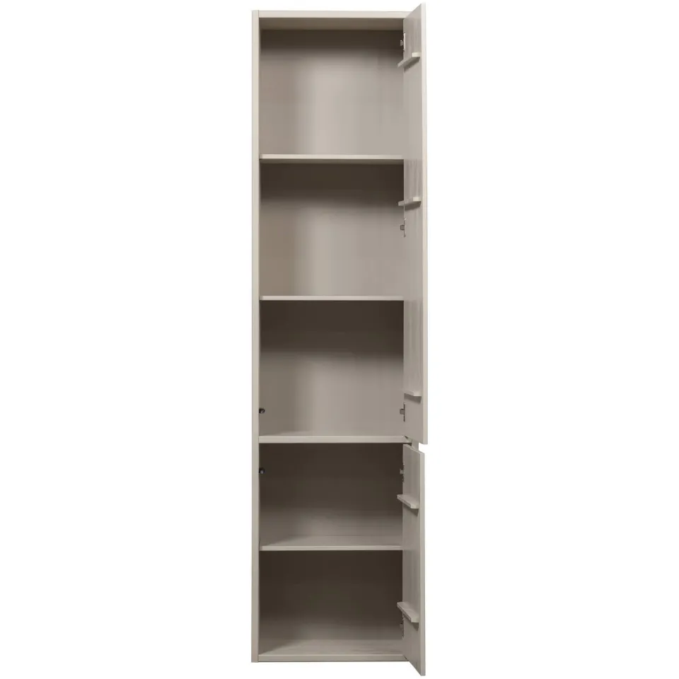 WOOOD Meggy Smalle Opbergkast - Grenen hout - Dust /Grijs - 215x55x40, foto 2