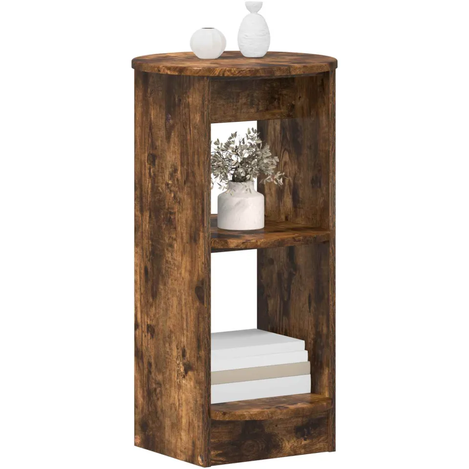 vidaXL Bijzetkast Gerookte Eik 40 x 40 x 75 cm Geconstrueerd hout Bruin