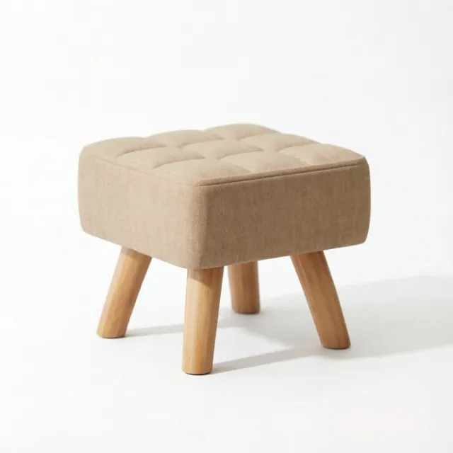 YYchan poef - bruin - 27 x 27 x 26 cm