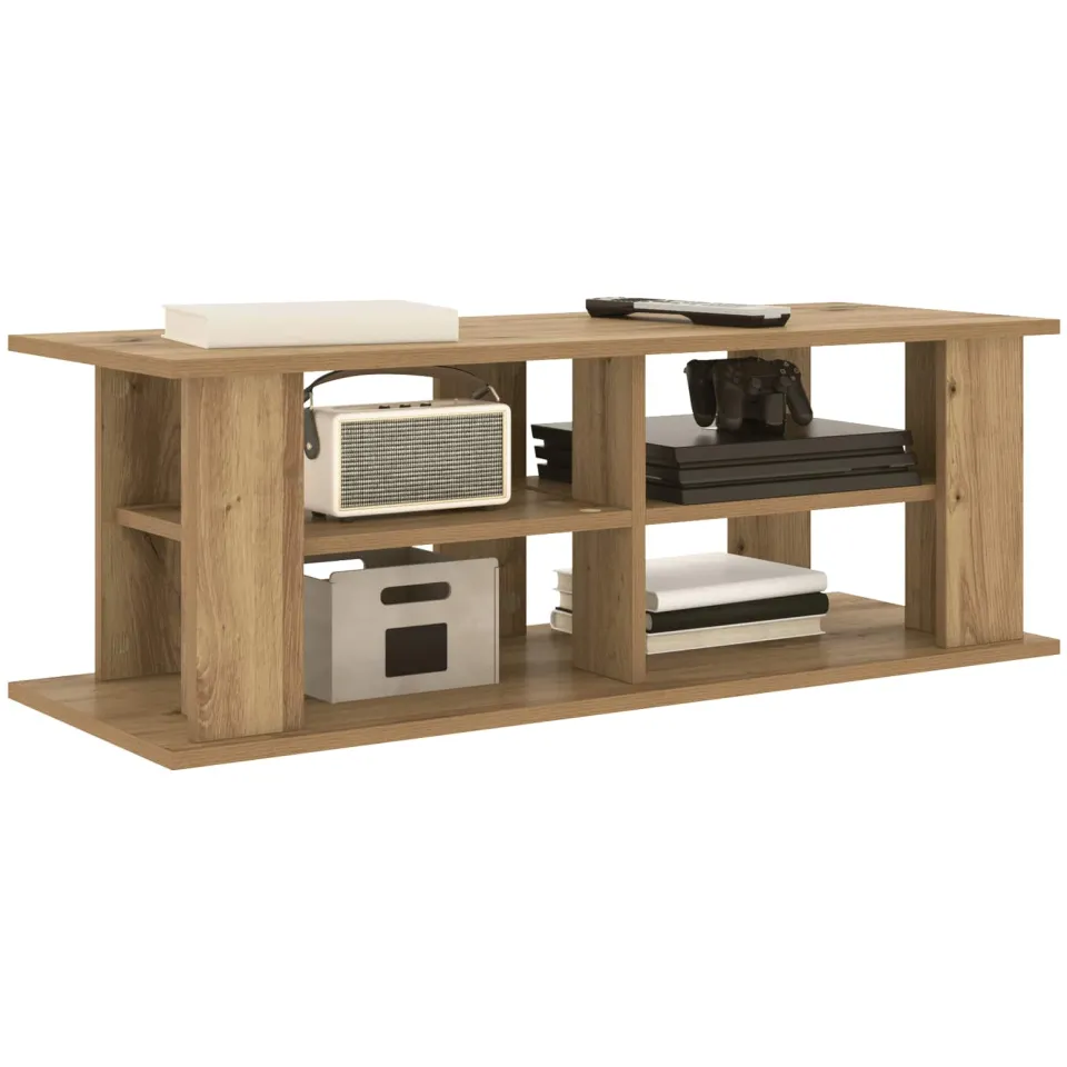 vidaXL TV-standaard 96 x 35 x 33,5 cm Artisan Eiken Bruin