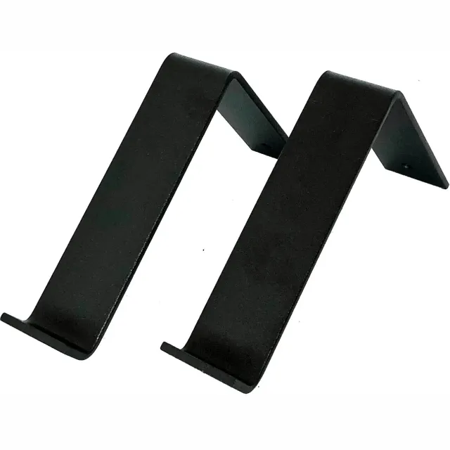 Wovar Plankdrager Zwart Industrieel 15 x 15 cm | T3 | Set 2 Stuks ZwartZwart