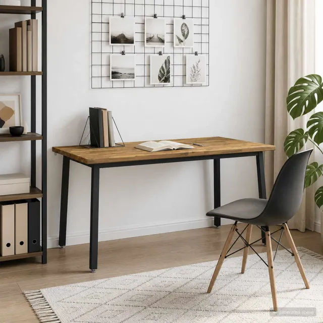 vidaXL Vierkante Eettafel 160 x 80 x 75 cm Massief Acaciahout Wit