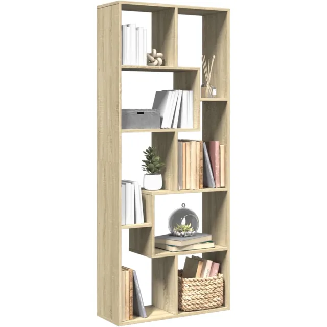 vidaXL Kamerscherm / boekenkast 67x25x161,5 cm hout sonoma eikenkleur Bruin