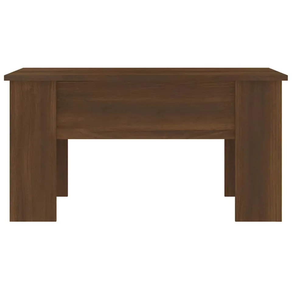 vidaXL Salontafel 79x49x41 cm bewerkt hout bruin eikenkleur, foto 4
