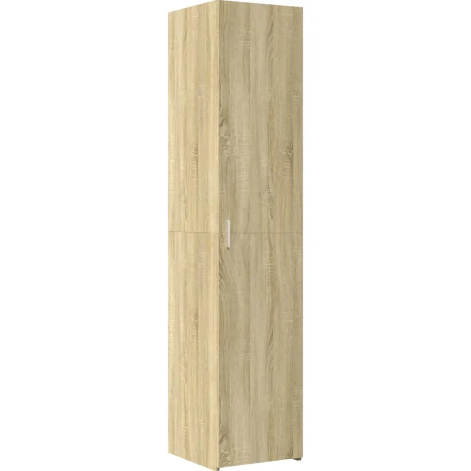 vidaXL Hoge kast 40x42,5x185 cm bewerkt hout sonoma eikenkleurig, foto 3